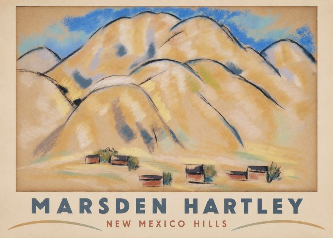 Marsden Hartley New Mexico Hills No2 - Póster