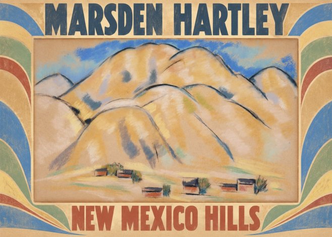 Marsden Hartley New Mexico Hills No5 - Póster