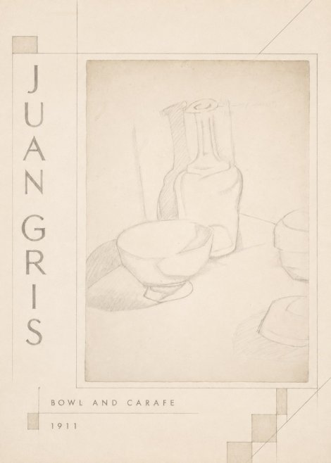 Juan Gris Bowl and Carafe No3 - Póster