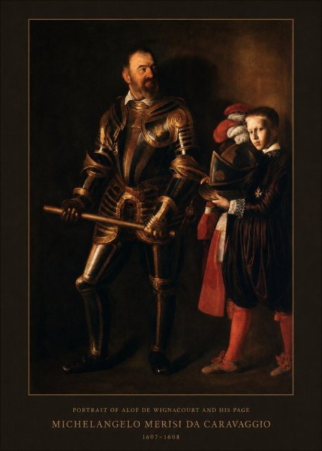 Michelangelo Merisi da Caravaggio Portrait of Alof De Wignacourt and His Page No4 - Póster