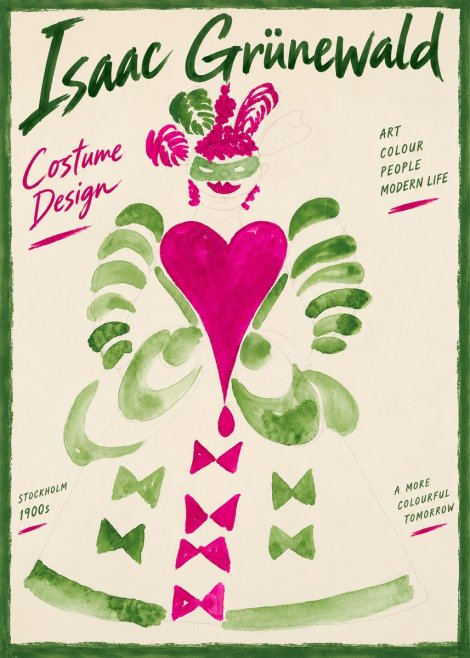 Isaac Grünewald Costume Design XVI No4 - Póster