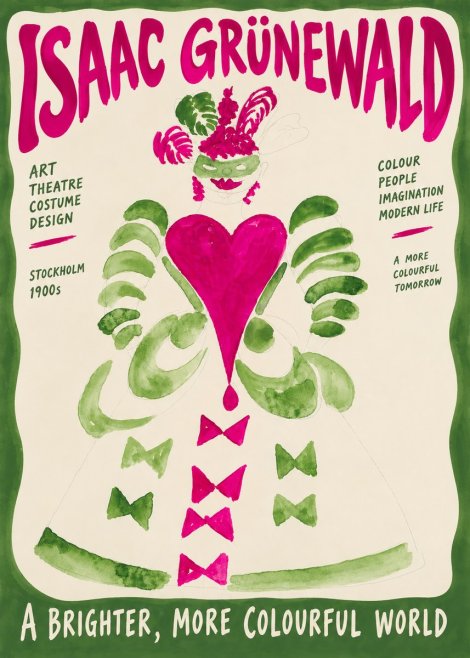 Isaac Grünewald Costume Design XVI No6 - Póster