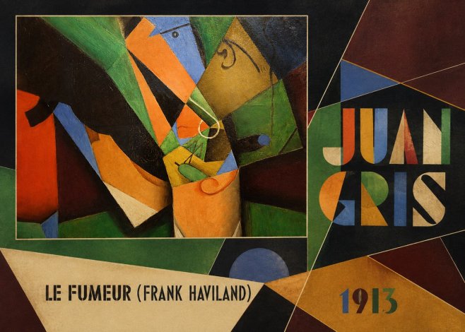 Juan Gris Le Fumeur (Frank Haviland) No4 - Póster