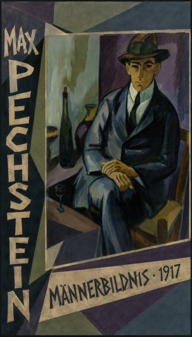 Max Pechstein Männerbildnis • 1917 No2 - Póster