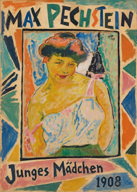 Max Pechstein Junges Mädchen No2 - Póster