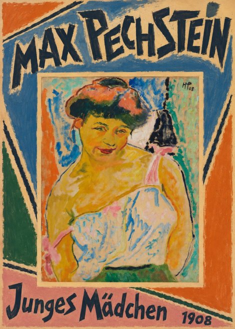 Max Pechstein Junges Mädchen No5 - Póster