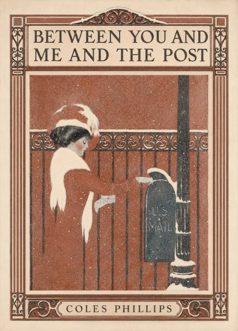 Coles Phillips Between You and Me and the Post No3 - Póster