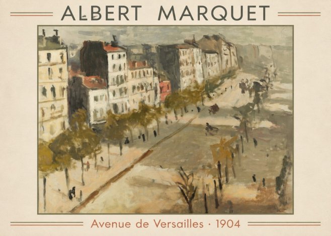 Albert Marquet Avenue De Versailles · 1904 No1 - Póster