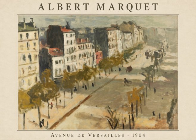 Albert Marquet Avenue De Versailles · 1904 No4 - Póster