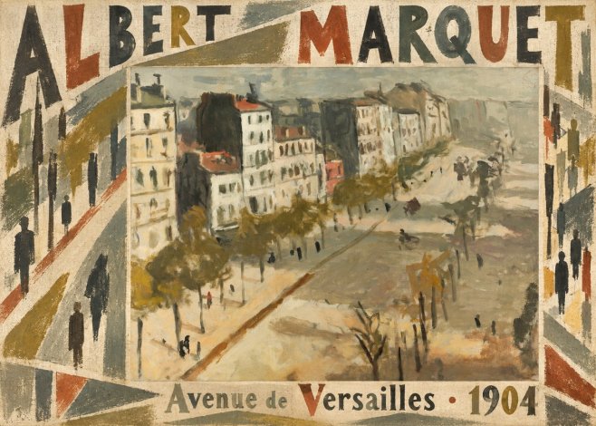 Albert Marquet Avenue De Versailles · 1904 No6 - Póster