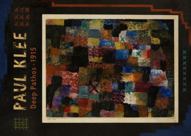 Paul Klee Deep Pathos No4 - Póster