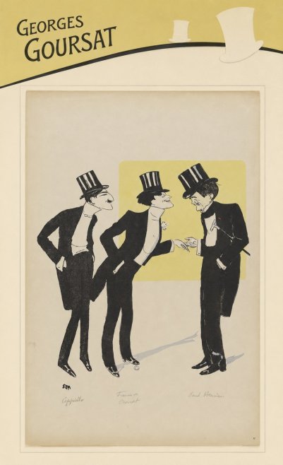 Georges Goursat Capiello, Fraxin De Crouset, Poul Hervieu No3 - Póster
