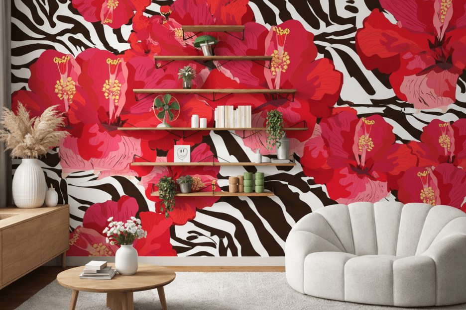 Crimson Zebra Blossom
