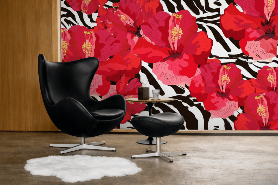 Crimson Zebra Blossom