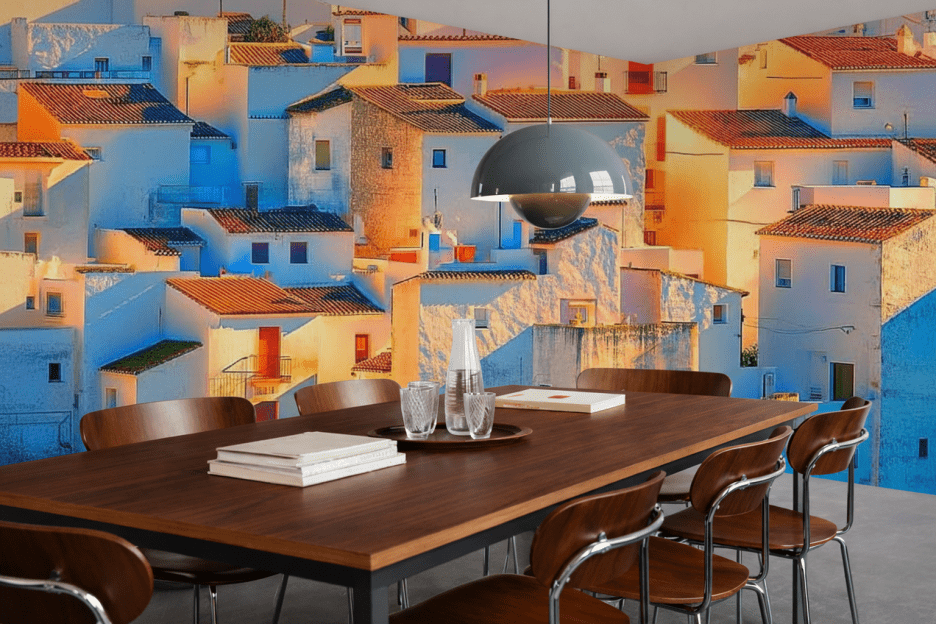 Sunlit Pueblo Canvas