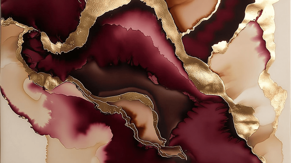 Golden Mineral Vein