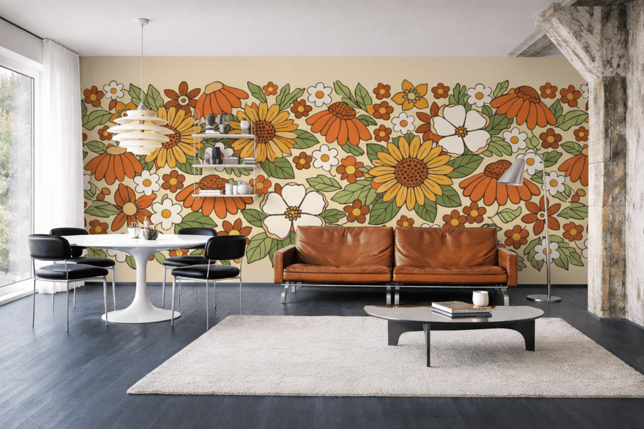 Sunlit Blossom Field