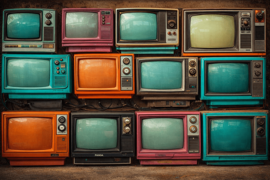 Retro Television Montage