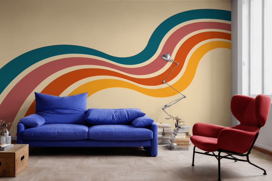 Winding Glow Stripes