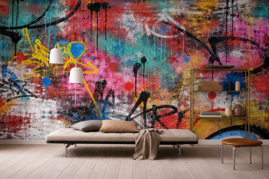 Urban Graffiti Mural