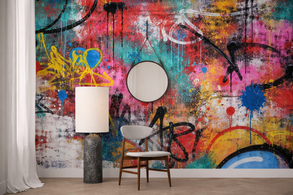 Urban Graffiti Mural