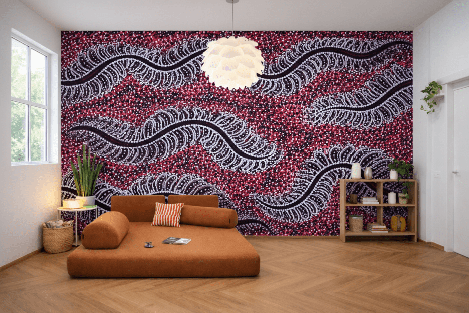 Meandering Floral Wave