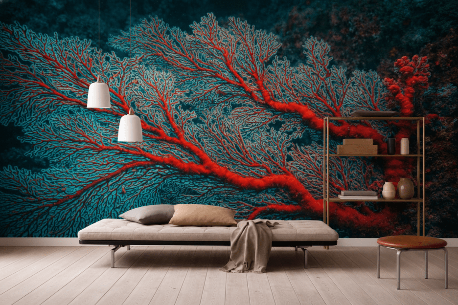 Luminous Coral Veins