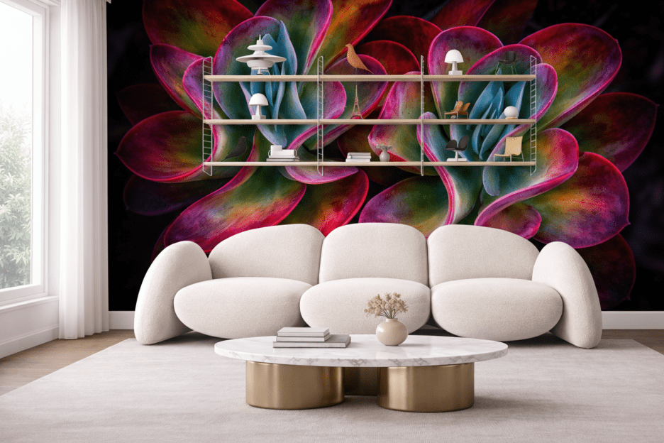 Vibrant Succulent Veil