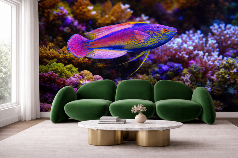 Iridescent Marine Mural