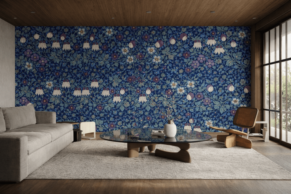 Lunar Blossom Tapestry