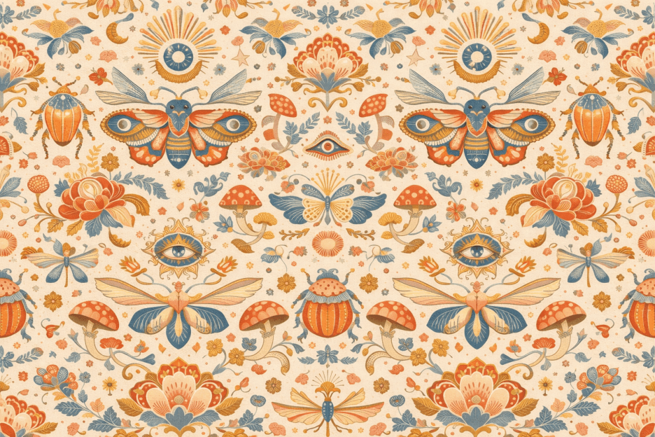 Vibrant Insect Mosaic