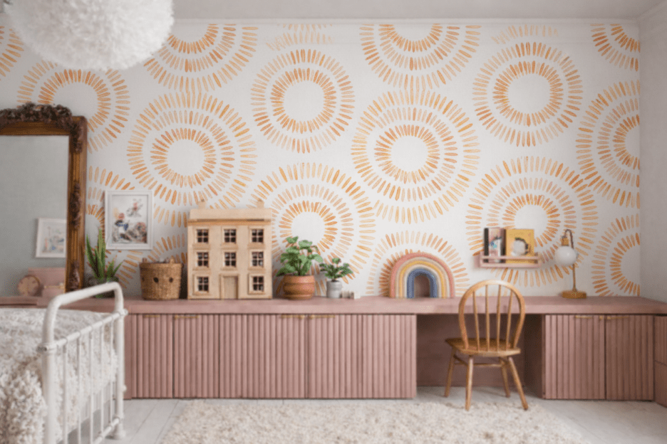 Radiant Pebble Mural