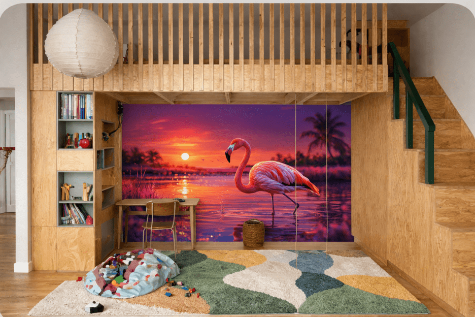 Fuchsia Lagoon Tapestry