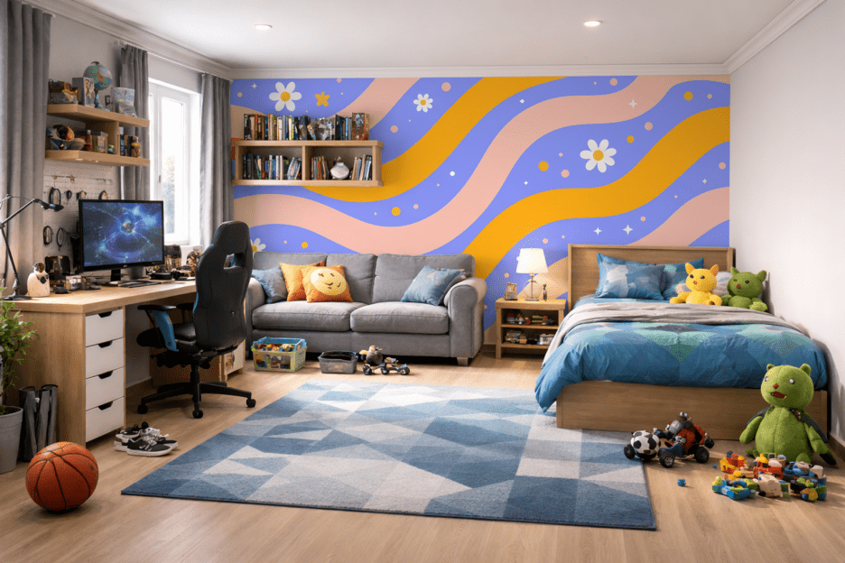 Wave Dappled Mural