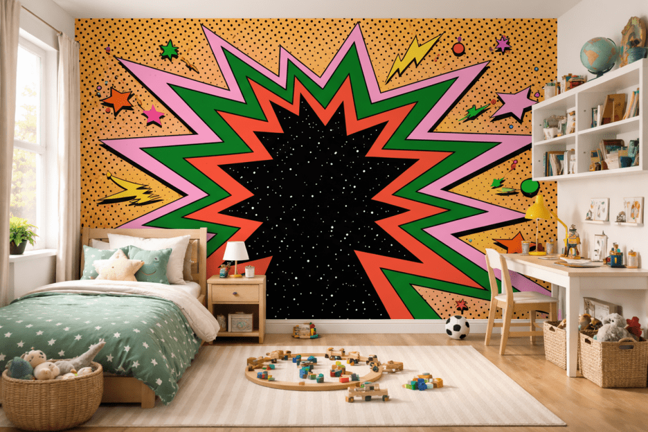 Cosmic Burst Mural