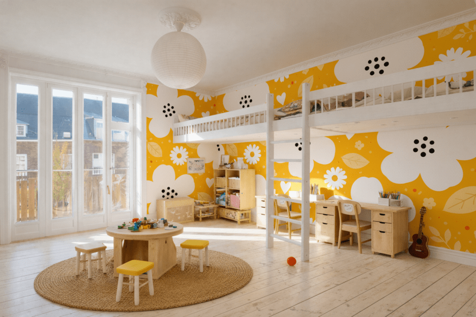 Sunny Blossom Tapestry
