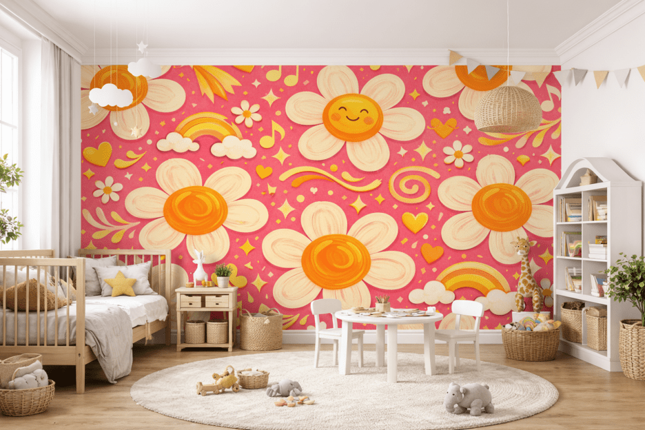 Sunny Blossom Mural