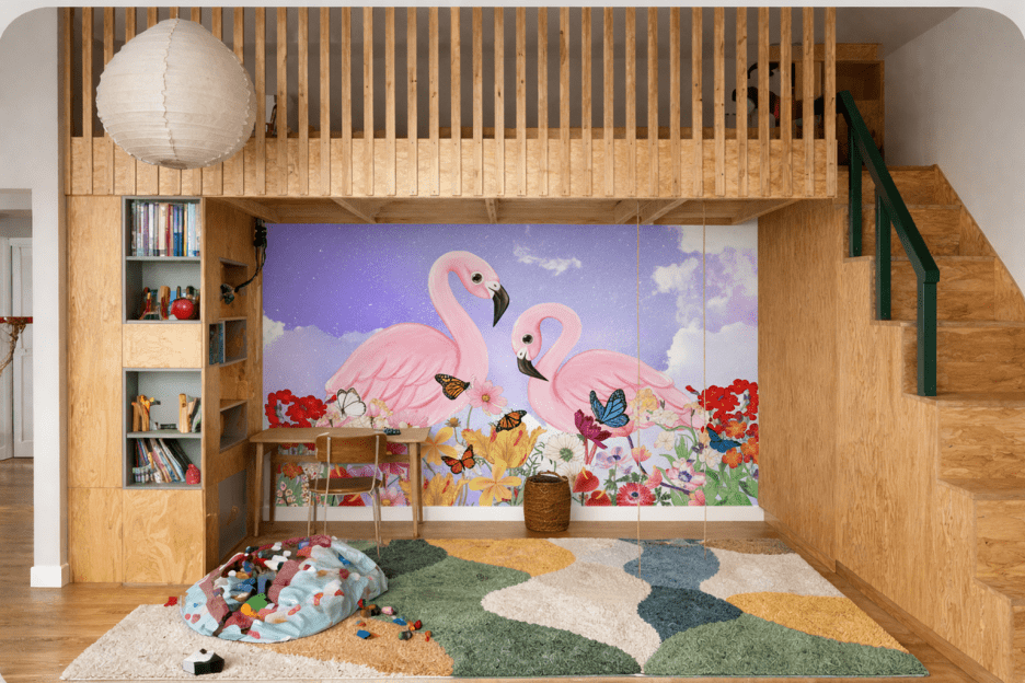 Flamingo Blossom Bounty