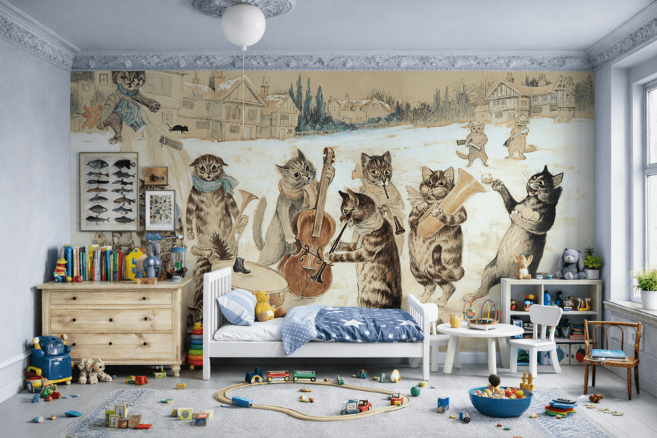 Festive Feline Orchestra