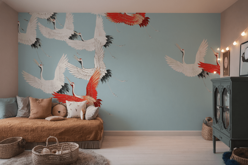 Crimson Crane Flight