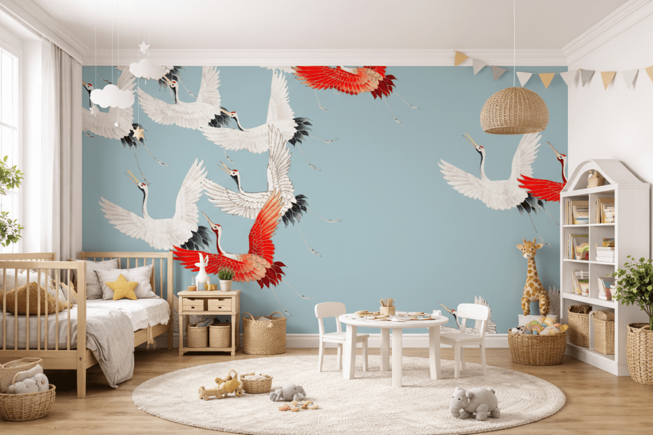 Crimson Crane Flight