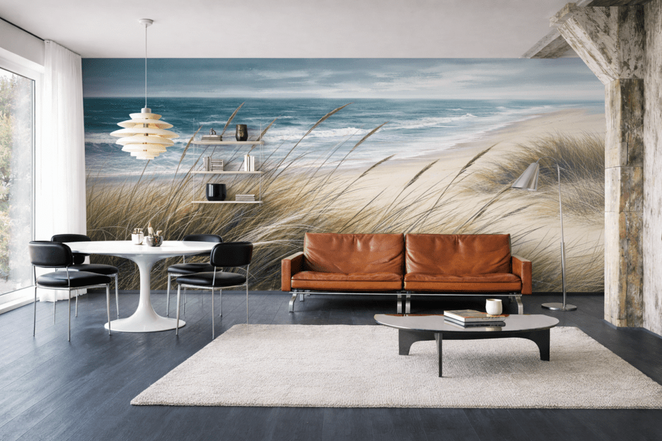 Serene Shoreline Grass