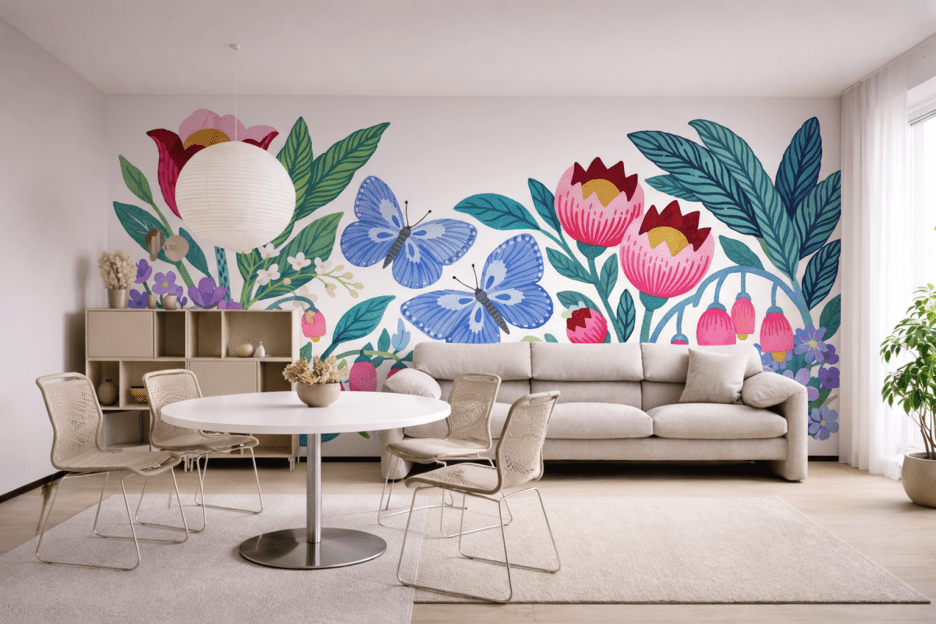 Butterfly Ink Garden