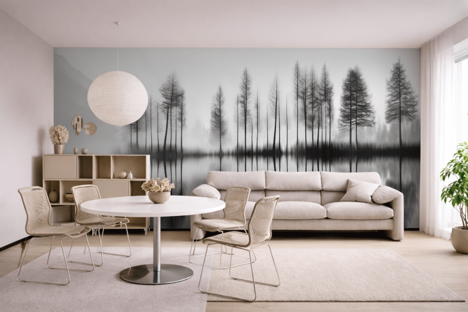 Saffron Forest Mirage