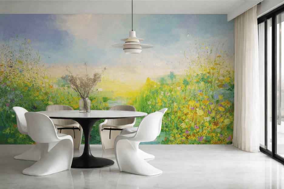 Sunlit Meadowscape