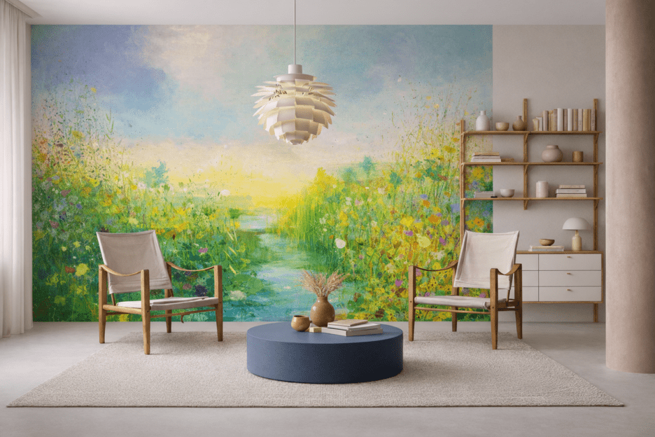 Sunlit Meadowscape
