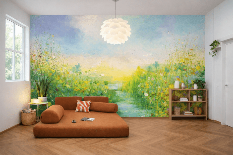 Sunlit Meadowscape