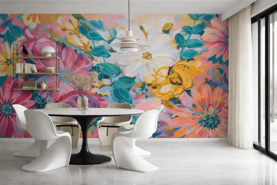 Ink Petal Mosaic