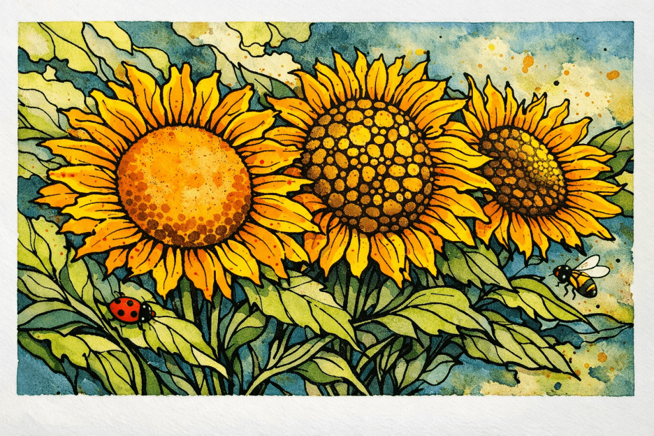 Sunlit Blossom Glade