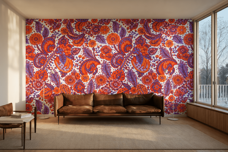 Vibrant Paisley Swirl